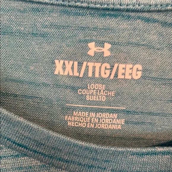 Under Armour Men's Aqua Short Sleeve Tee - Picture 3 of 3